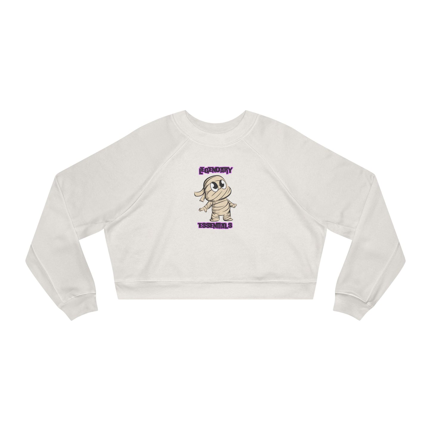 L.E. Mummy Cropped Fleece Pullover