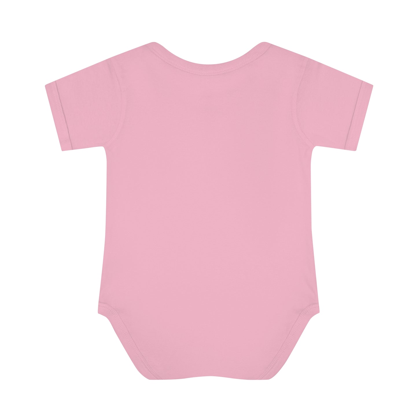 Infant L.E BOX LOGO Baby Rib Bodysuit