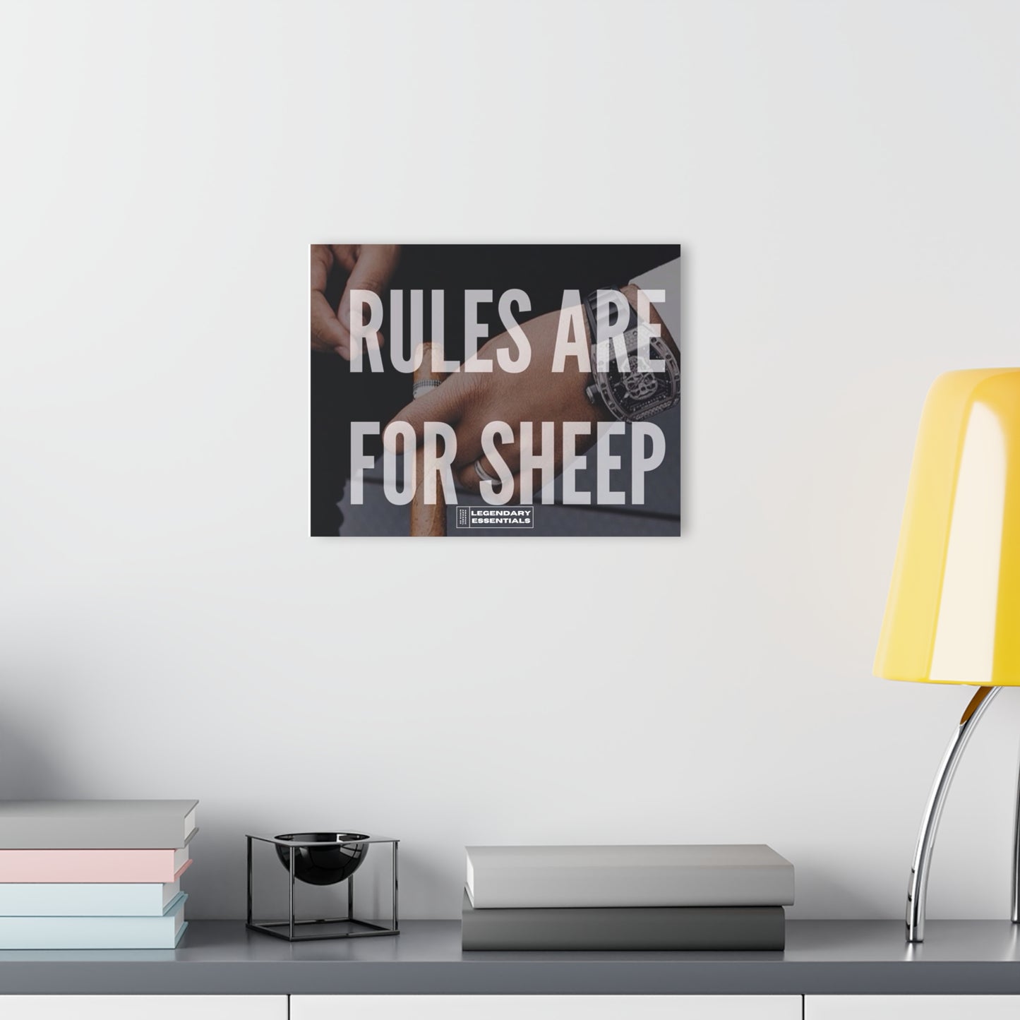 Rules Are For Sheep Acrylic Print