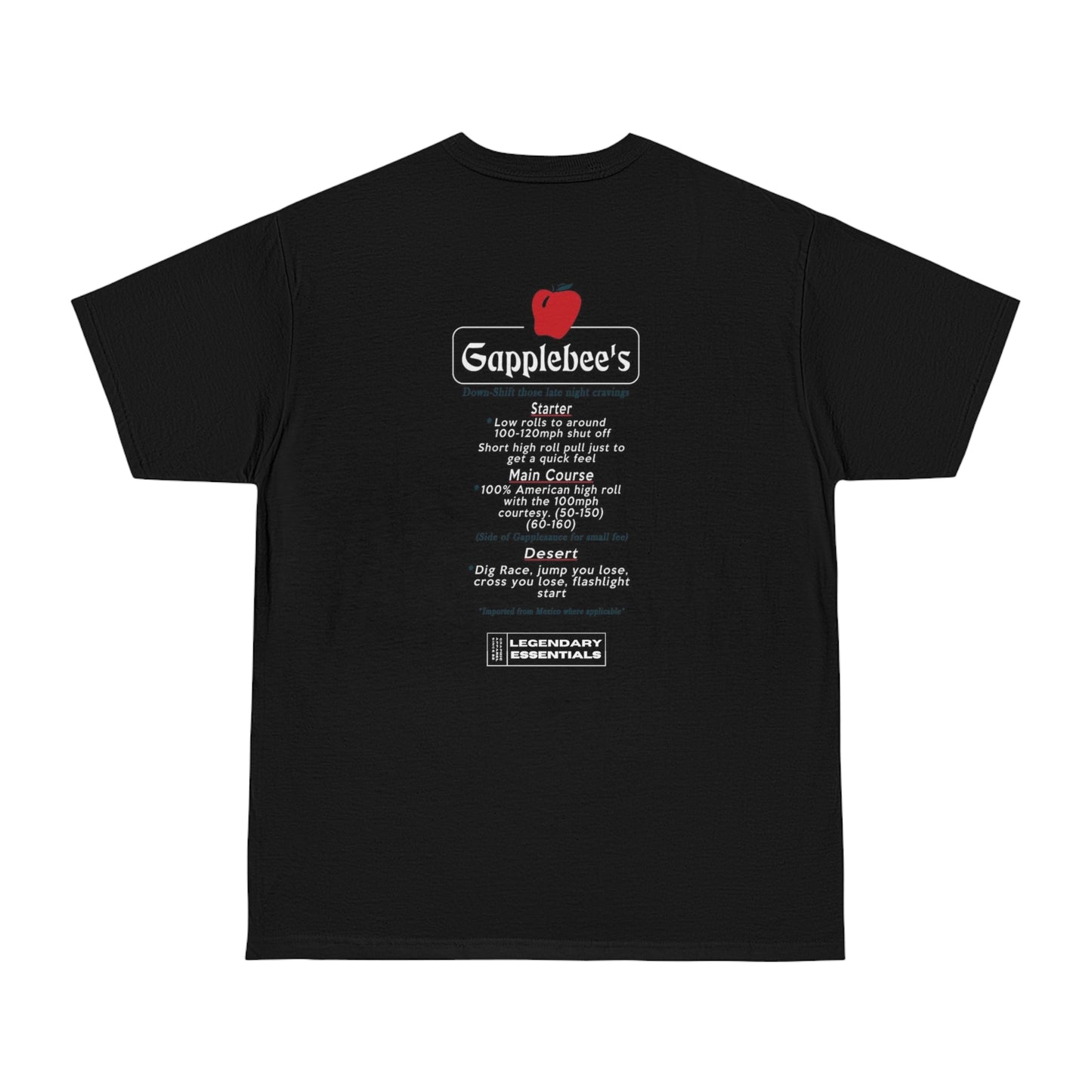 Gapplebees Menu T-shirt