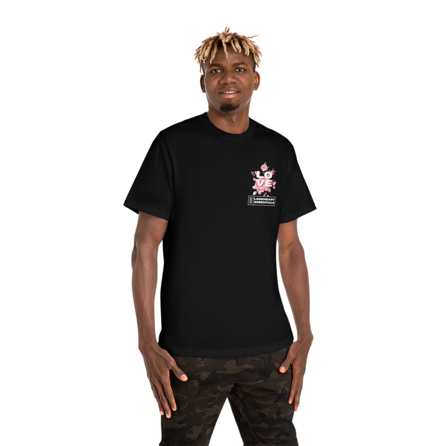 Pink Rose "LOVE" T-shirt