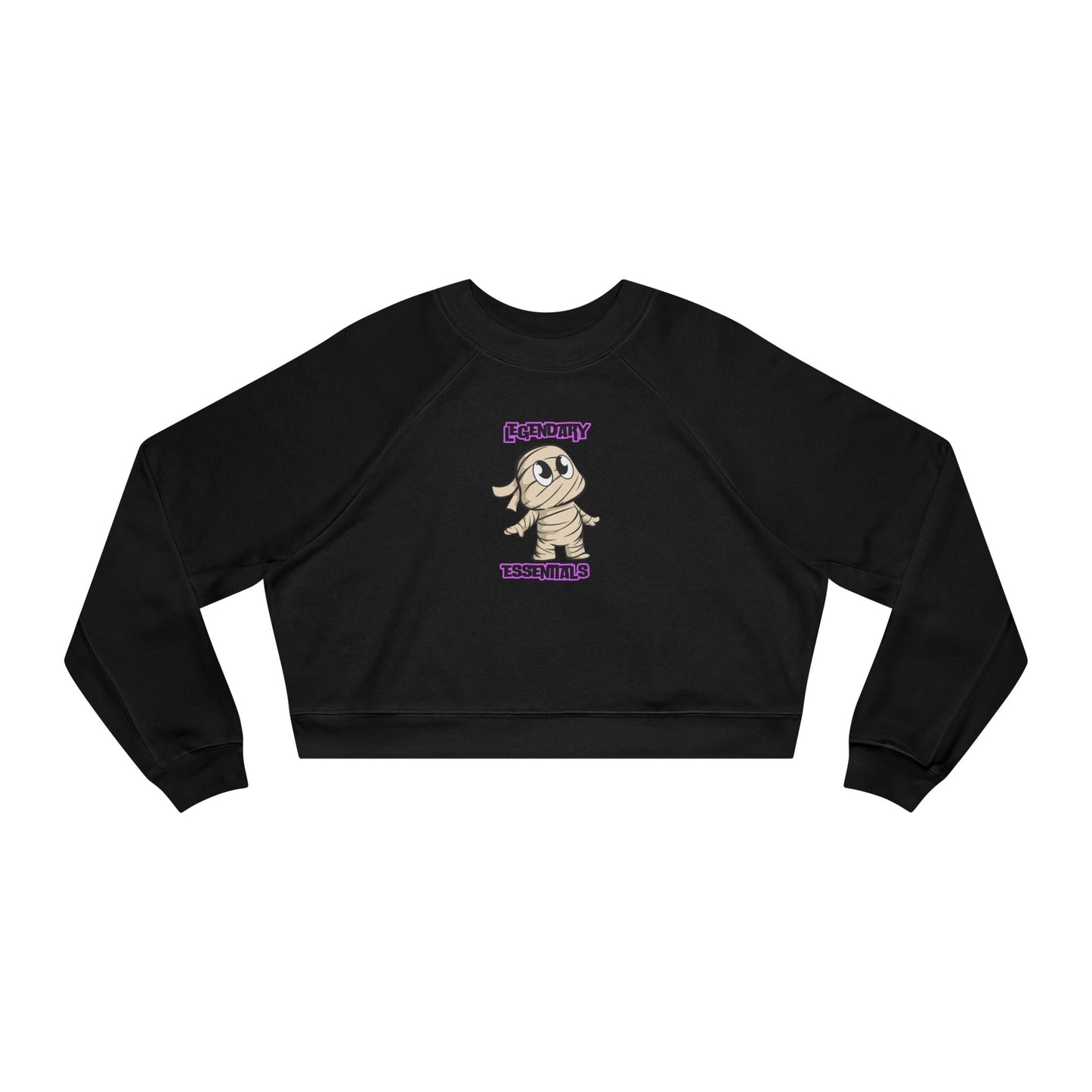 L.E. Mummy Cropped Fleece Pullover