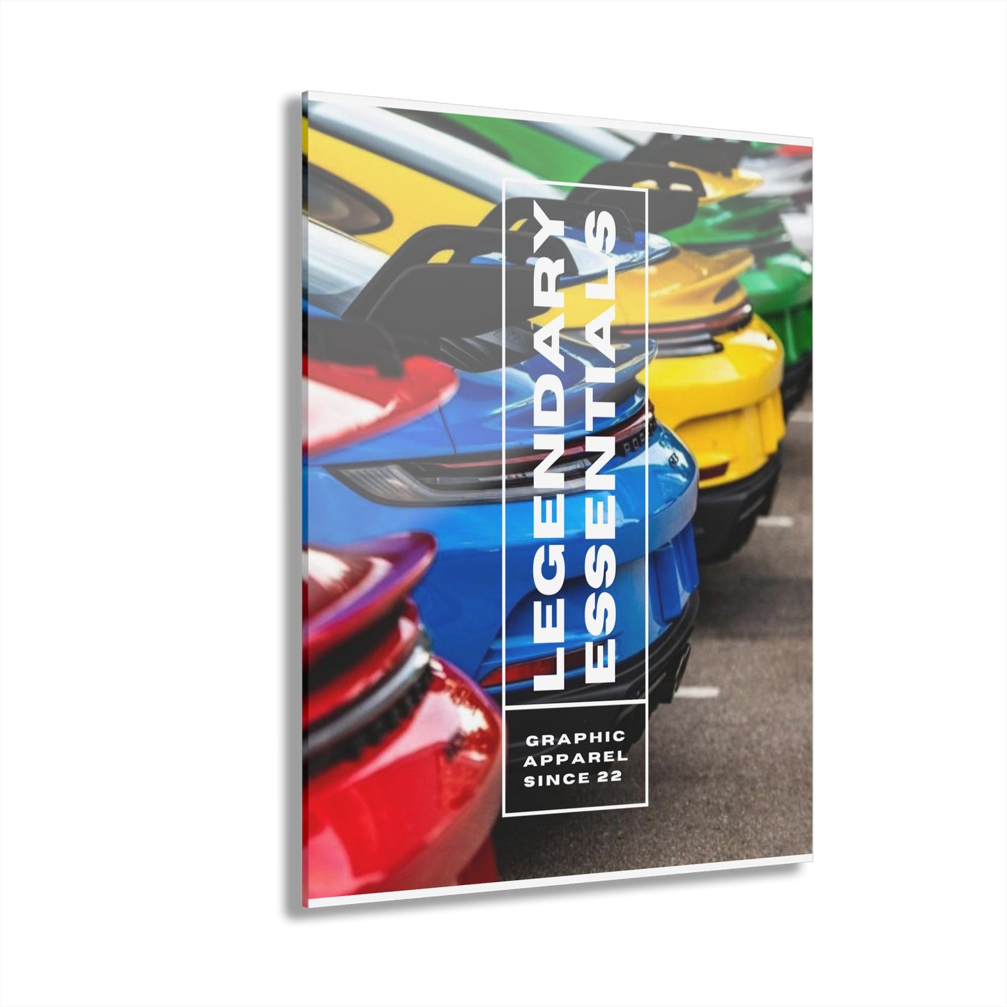 Porsche Line up Acrylic Print