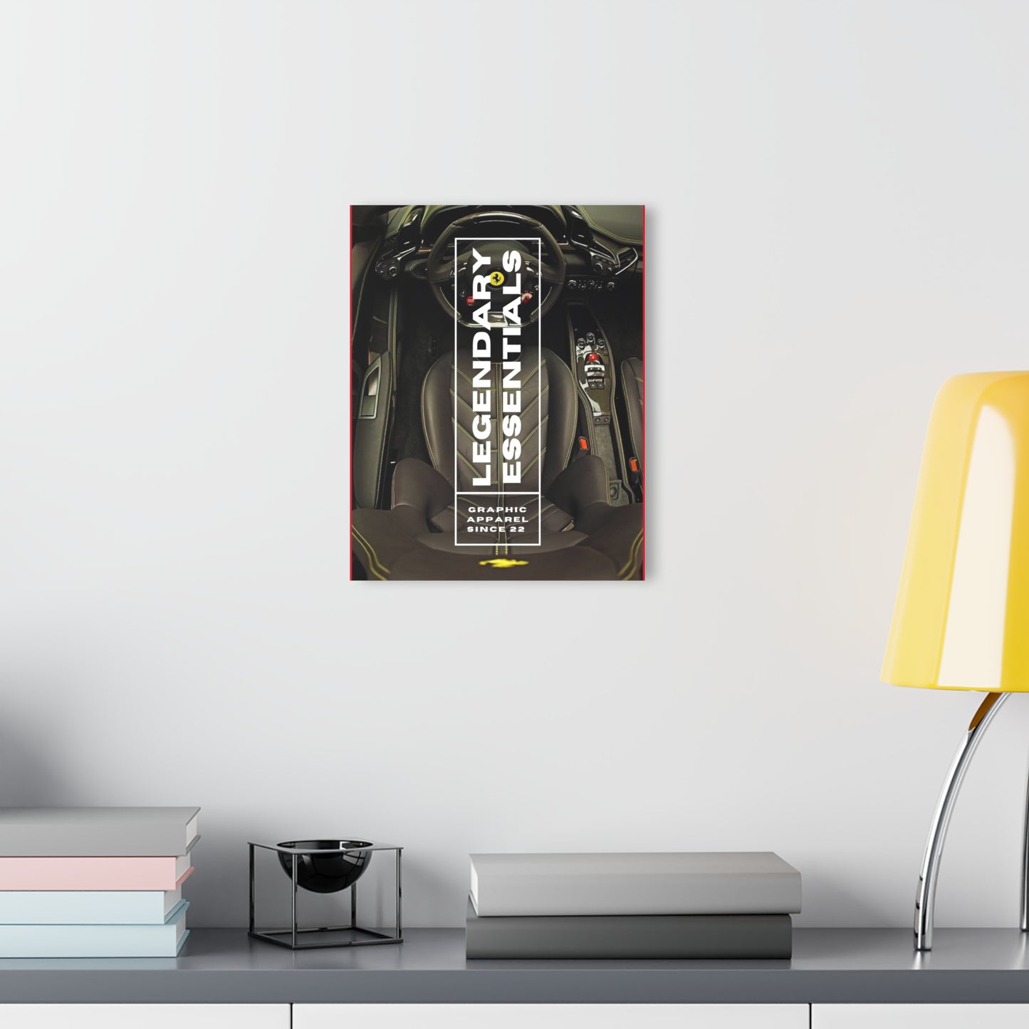 Ferrari Interior Acrylic Print