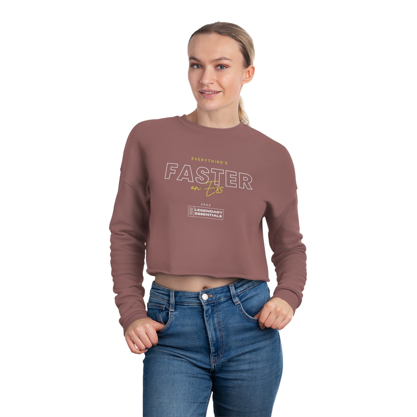 Women's Cropped E85 Sweatshirt