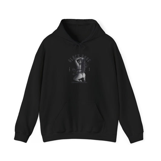 Black Rose Hooded Sweatshirt