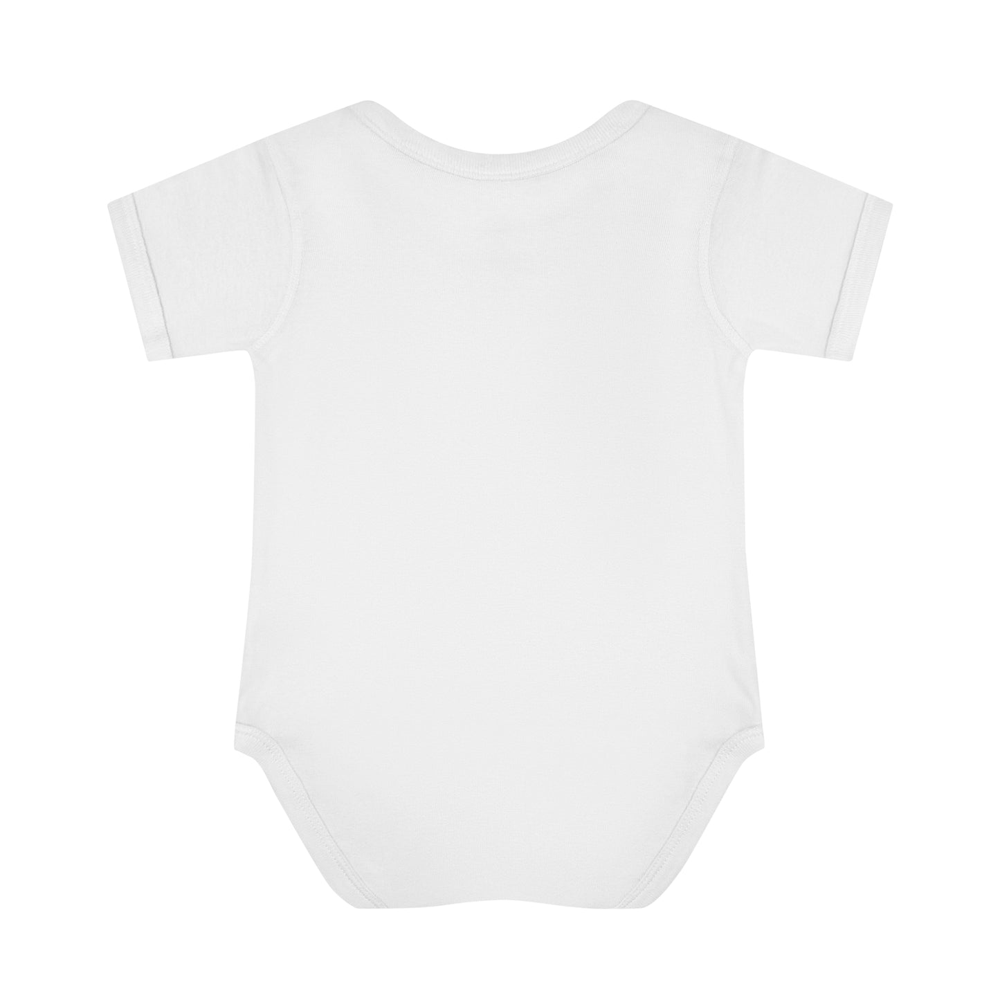 Infant L.E BOX LOGO Baby Rib Bodysuit