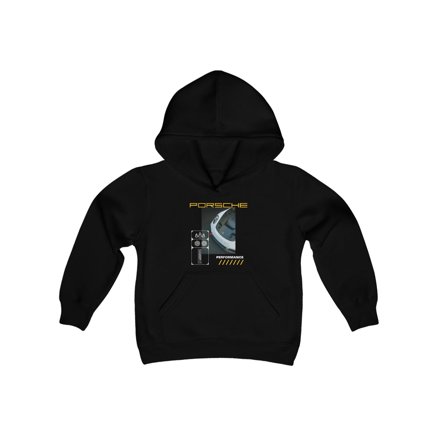 Porsche Performance Youth Hooded Sweatshirt