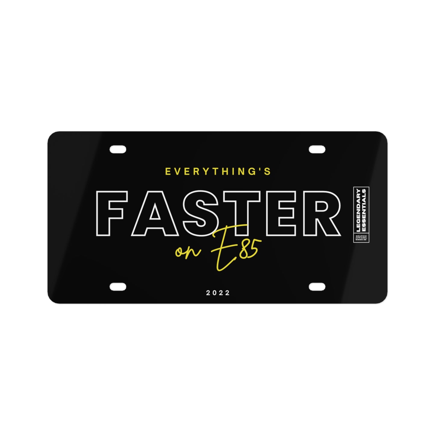E85 License Plate