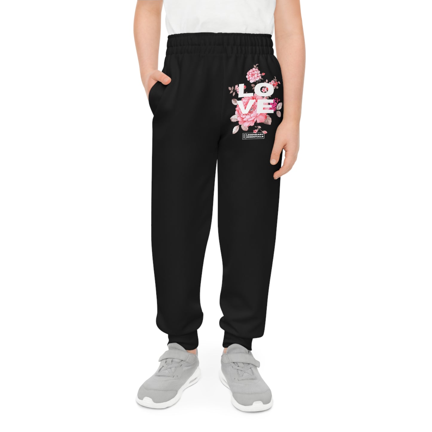 Youth "Pink Rose" LOVE Joggers