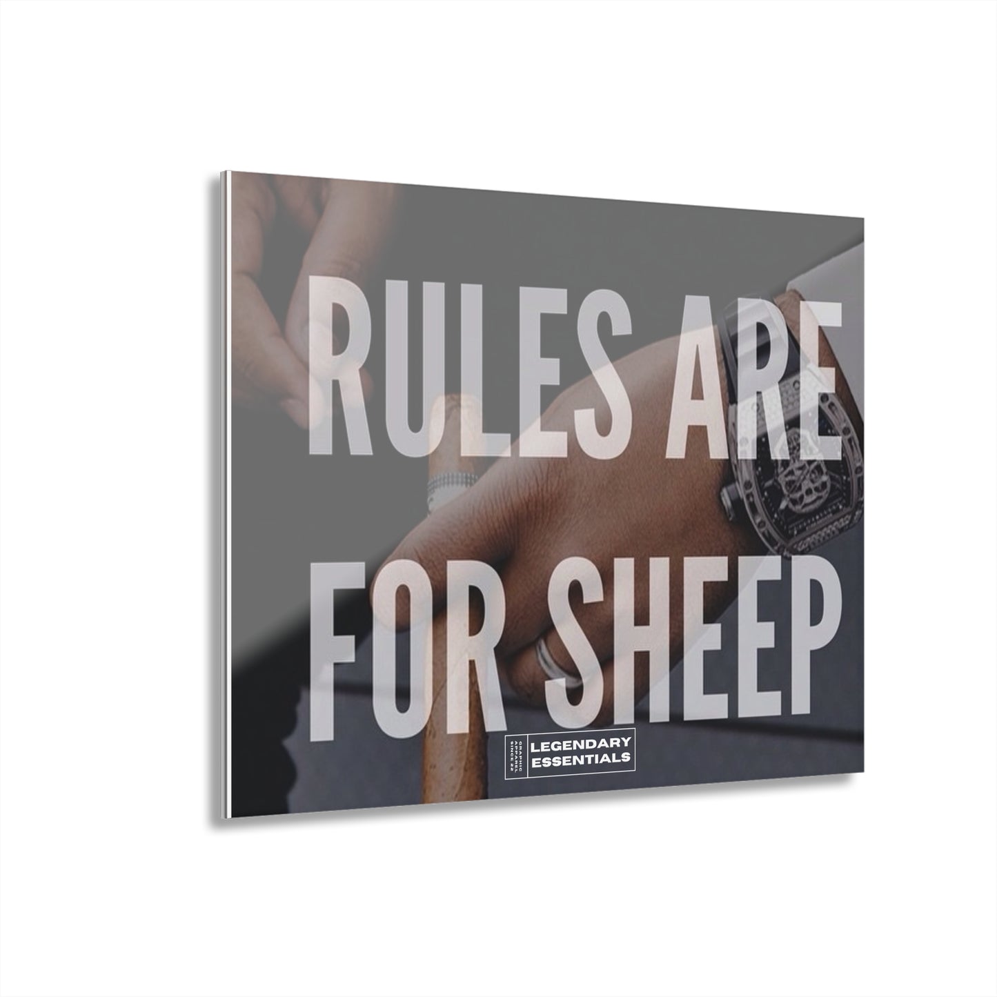 Rules Are For Sheep Acrylic Print