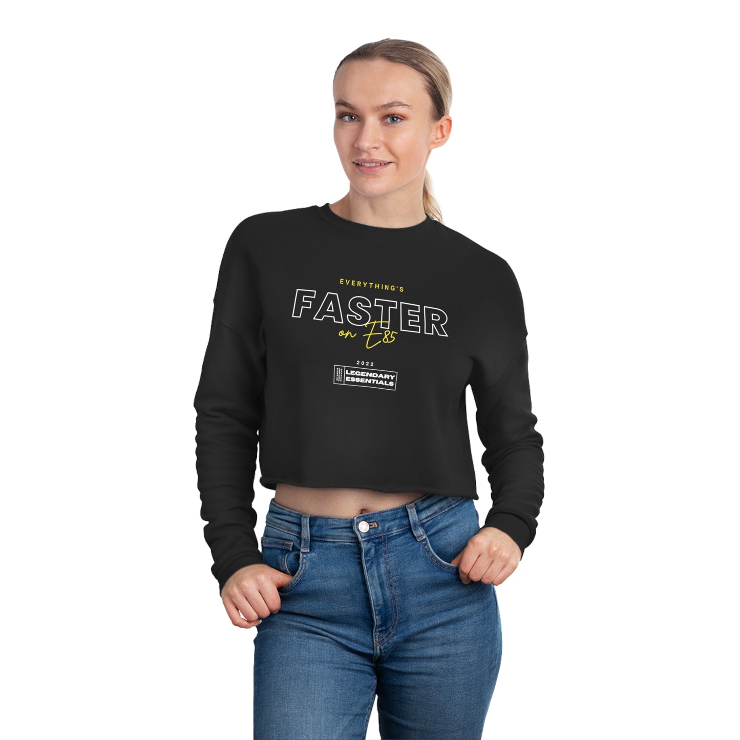 Women's Cropped E85 Sweatshirt