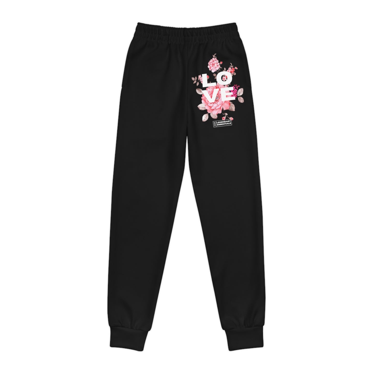 Youth "Pink Rose" LOVE Joggers