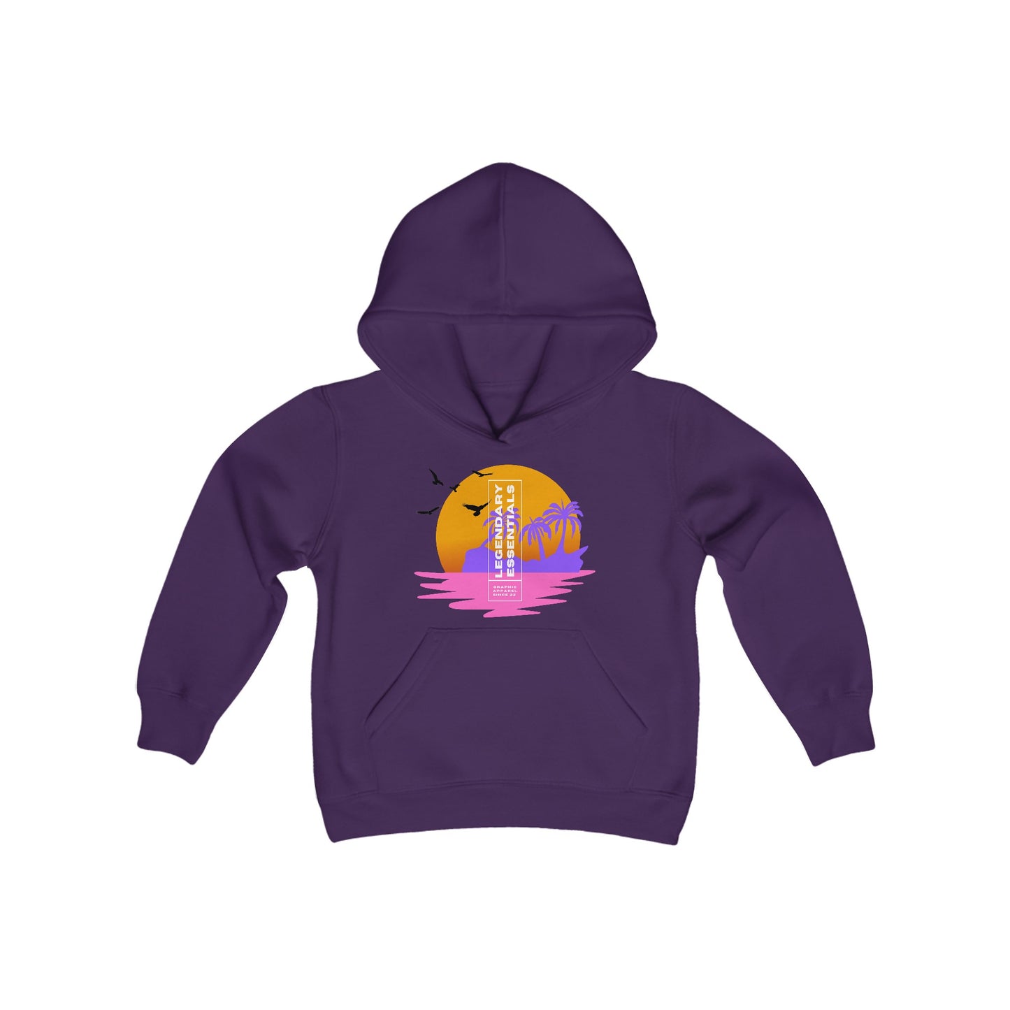 Sunset Island Youth Hoodie